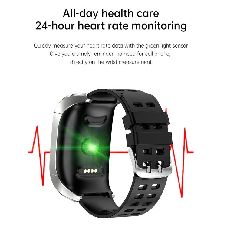 G36pro 1.3 inch IPS Screen Earphone Smart Watch,Support Blood Pressure Measurement / Sleep Monitoring(Silver) - Smart Wear by buy2fix | Online Shopping UK | buy2fix