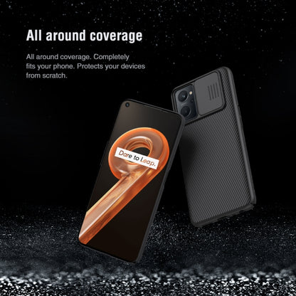 For OPPO Realme 9i NILLKIN Black Mirror Series Camshield PC Phone Case(Black) - Realme Cases by NILLKIN | Online Shopping UK | buy2fix