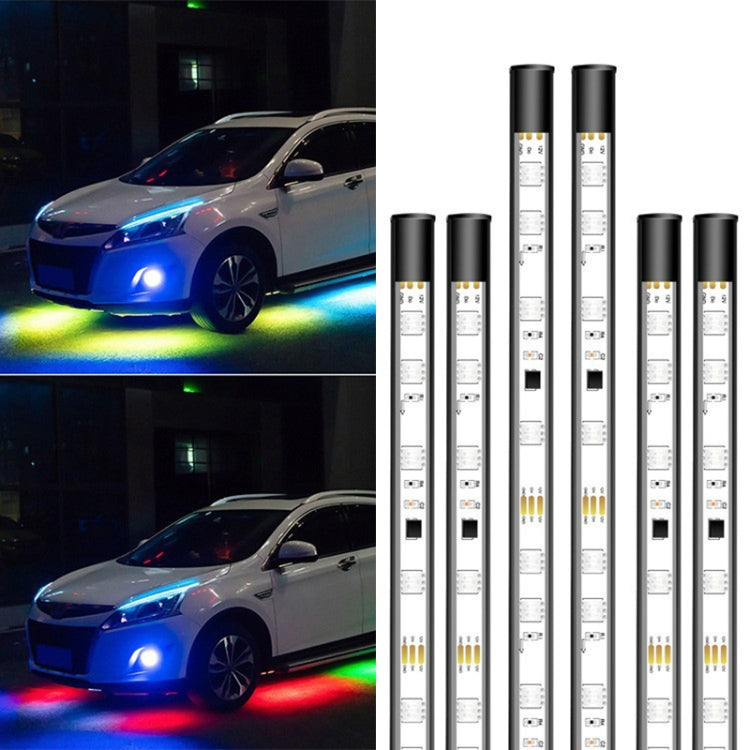 Car Modification Symphony Voice Control LED Chassis Lights, Specification:4 x 60cm + 2 x 150cm - In Car by buy2fix | Online Shopping UK | buy2fix