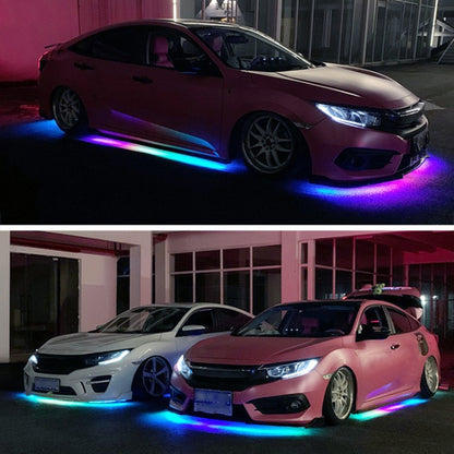 Car Modification Symphony Voice Control LED Chassis Lights, Specification:4 x 60cm + 2 x 150cm - In Car by buy2fix | Online Shopping UK | buy2fix