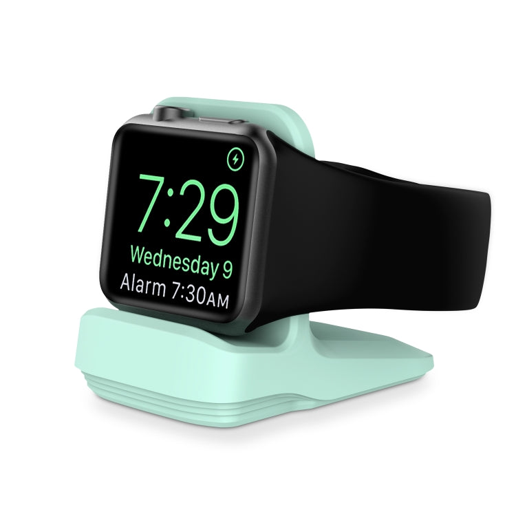 Silicone Charging Holder for Apple Watch(Mint Green) - Charger / Holder by buy2fix | Online Shopping UK | buy2fix