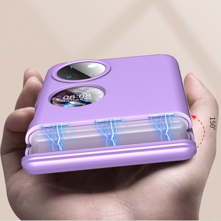 For Huawei P50 Pocket GKK Magnetic Hinge Full Coverage Phone Case(Black) - Huawei Cases by GKK | Online Shopping UK | buy2fix