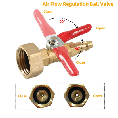 A6862 RV Female Thread 1/4 Drain Fitting Adapter with Storage Bag - In Car by buy2fix | Online Shopping UK | buy2fix