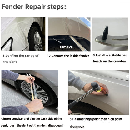 N5 104 in 1 Car Paintless Dent Removal Fender Damage Repair Puller Lifter, Plug Type:EU Plug - In Car by buy2fix | Online Shopping UK | buy2fix