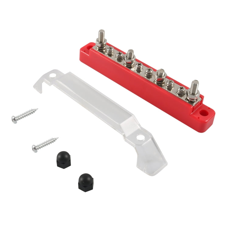 A7473 1 Pair 10 Way Power Distribution Block Terminal Studs with 4 Fixing Screws - In Car by buy2fix | Online Shopping UK | buy2fix