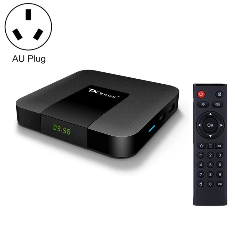 TX3 mini+  Android 11.0 Smart TV Box, Amlogic S905W2 Quad Core, Memory:4GB+32GB, 2.4GHz / 5GHz WiFi(AU Plug) - Consumer Electronics by buy2fix | Online Shopping UK | buy2fix