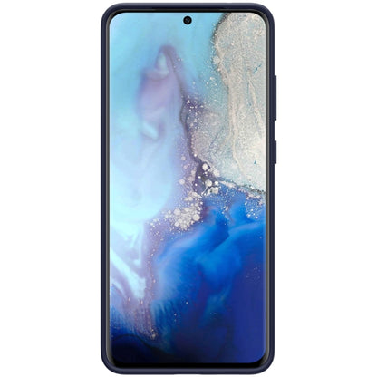 For Galaxy S20 Ultra / S20 Ultra 5G NILLKIN Feeling Series Liquid Silicone Anti-fall Mobile Phone Protective Case(Blue) - Galaxy Phone Cases by NILLKIN | Online Shopping UK | buy2fix