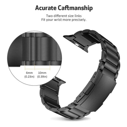 Titanium Alloy Watch Band For Apple Watch Ultra 49mm&Watch Ultra 2 49mm / Series 9&8&7 45mm / SE 3&SE 2&6&SE&5&4 44mm / 3&2&1 42mm(Silver) - Watch Bands by buy2fix | Online Shopping UK | buy2fix