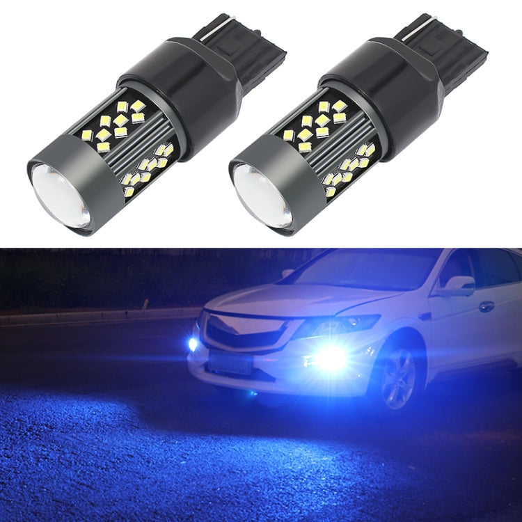 1 Pair 7443 12V 7W Continuous Car LED Fog Light(Ice Blue Light) - In Car by buy2fix | Online Shopping UK | buy2fix