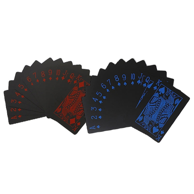 2 Set Plastic Waterproof PVC Poker Cards, Size:6.3 x 8.9cm(Red+Blue) - Gambling by buy2fix | Online Shopping UK | buy2fix