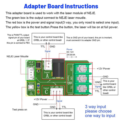 NEJE A40630 7.5W 450nm Laser Engraver Module Kits - DIY Engraving Machines by NEJE | Online Shopping UK | buy2fix