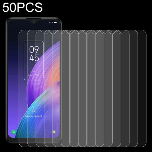 50 PCS 0.26mm 9H 2.5D Tempered Glass Film For TCL 30XL 2022 - Others by buy2fix | Online Shopping UK | buy2fix