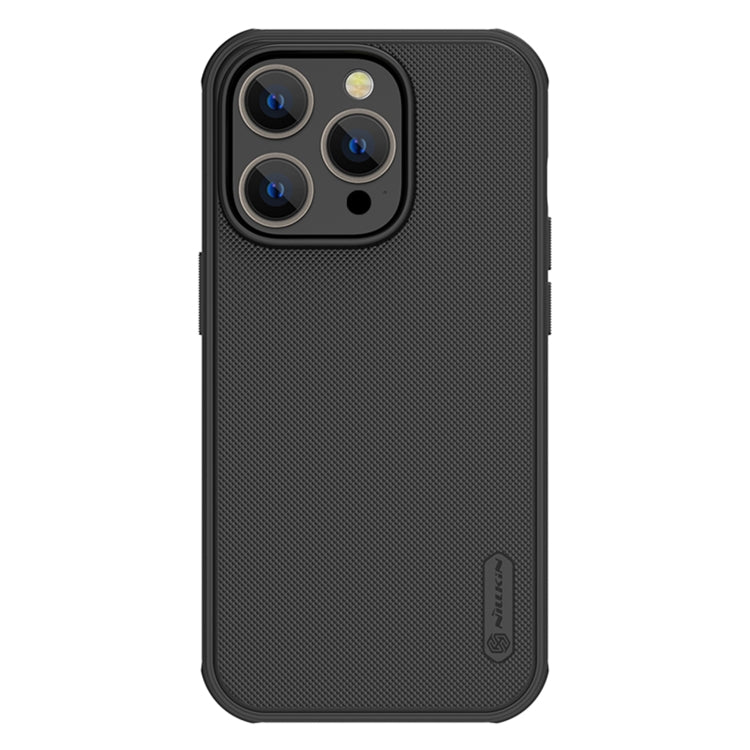 For iPhone 14 Pro Max NILLKIN Frosted Shield Pro Magsafe Phone Case(Black) - iPhone 14 Pro Max Cases by NILLKIN | Online Shopping UK | buy2fix