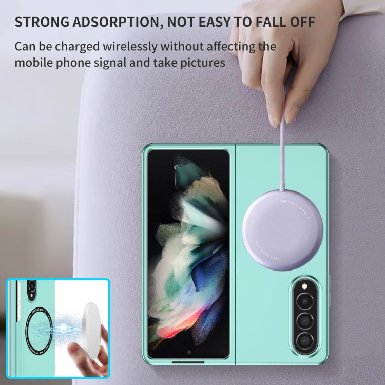 For Samsung Galaxy Z Fold4 Magsafe Magnetic Folding PC Phone Case(Light Blue) - Galaxy Z Fold4 5G Cases by buy2fix | Online Shopping UK | buy2fix