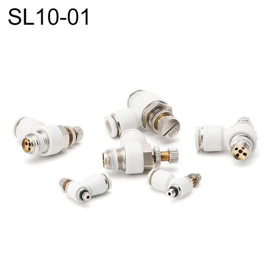 SL10-01 LAIZE SL Throttle Valve Elbow Pneumatic Quick Connector -  by LAIZE | Online Shopping UK | buy2fix