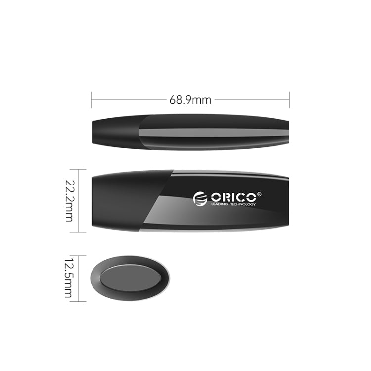 ORCIO USB3.0 U Disk Drive, Read: 260MB/s, Write: 15MB/s, Memory:128GB, Port:USB-A(Black) - USB Flash Drives by ORICO | Online Shopping UK | buy2fix