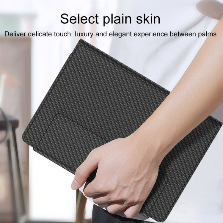 For Samsung Galaxy Z Fold4 5G Magnetic Folding Bluetooth Keyboard Leather Case(Black) - Mobile Accessories by buy2fix | Online Shopping UK | buy2fix