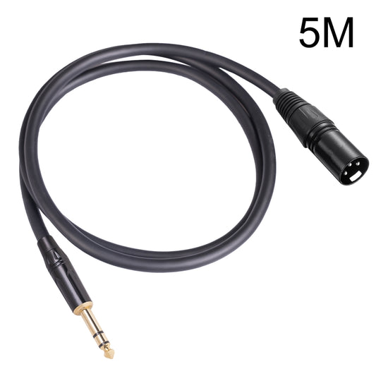 TC145BK19 6.35mm 1/4 inch TRS Male to XLR 3pin Male Audio Cable, Length:5m - Consumer Electronics by buy2fix | Online Shopping UK | buy2fix