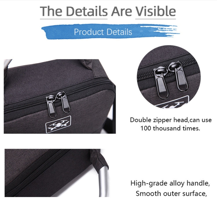 For DJI Mini SE Shockproof Single Shoulder Storage Carrying Case Box Bag, Size: 31 x 23 x 11cm(Black + Red Liner) - DJI & GoPro Accessories by buy2fix | Online Shopping UK | buy2fix