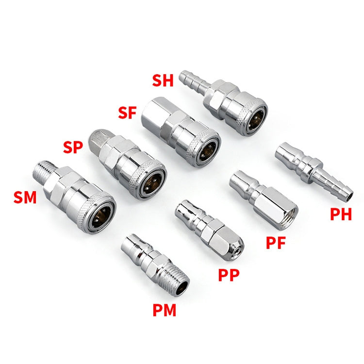 LAIZE PH-20 10pcs C-type Self-lock Air Tube Pneumatic Quick Fitting Connector -  by LAIZE | Online Shopping UK | buy2fix