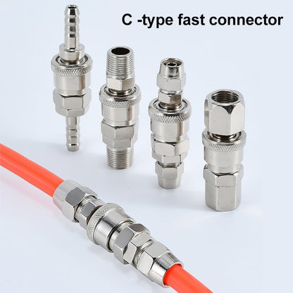 LAIZE SH-30 10pcs C-type Self-lock Air Tube Pneumatic Quick Fitting Connector -  by LAIZE | Online Shopping UK | buy2fix