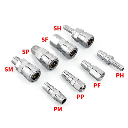 LAIZE SM-40 10pcs C-type Self-lock Air Tube Pneumatic Quick Fitting Connector -  by LAIZE | Online Shopping UK | buy2fix