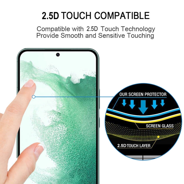 For Samsung Galaxy S23+ 5G / S22+ 5G Supports Unlocking 25pcs Ultra-thin 0.18mm Full Glue Full Screen Tempered Glass Film - Galaxy S23+ 5G Tempered Glass by buy2fix | Online Shopping UK | buy2fix