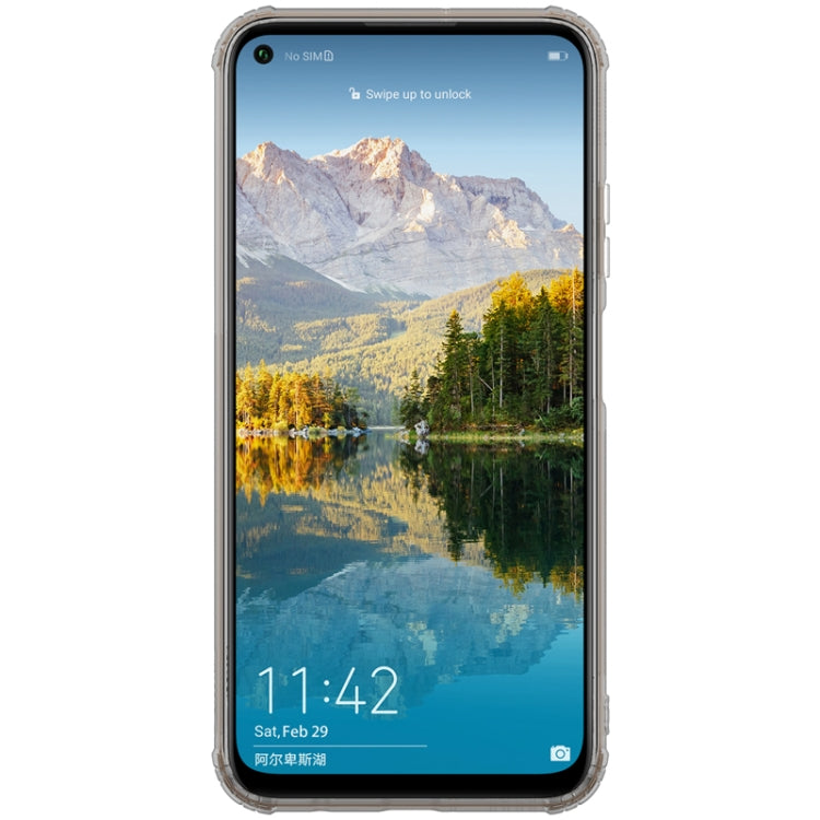 For Huawei nova 7i NILLKIN Nature TPU Transparent Soft Case(Grey) - Huawei Cases by NILLKIN | Online Shopping UK | buy2fix