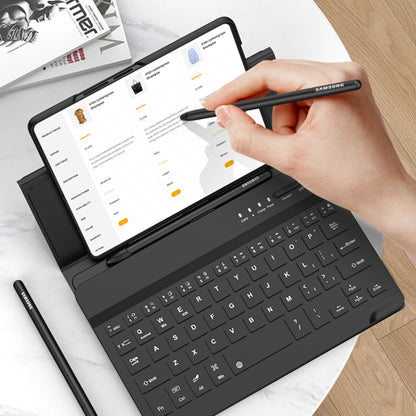 For Samsung Galaxy Z Fold3 5G / Fold4 5G / Mate X2 / Mate XS 2 GKK Magnetic Folding Bluetooth Keyboard Leather Case(Black) - Samsung Keyboard by GKK | Online Shopping UK | buy2fix