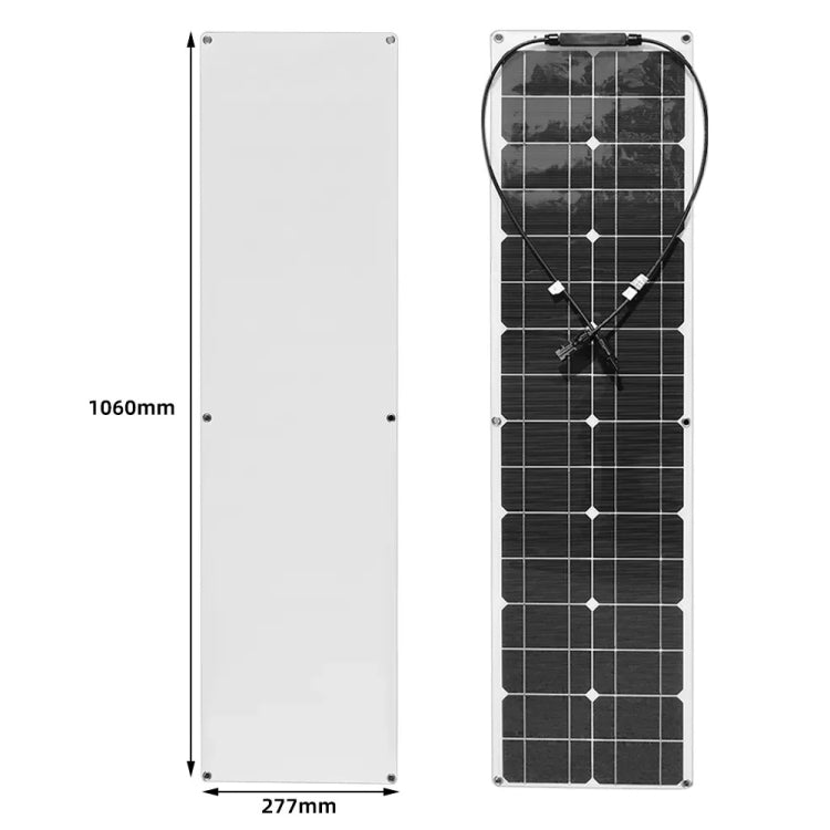 100W Dual Board with 40A Controller PV System Solar Panel(White) - Consumer Electronics by buy2fix | Online Shopping UK | buy2fix