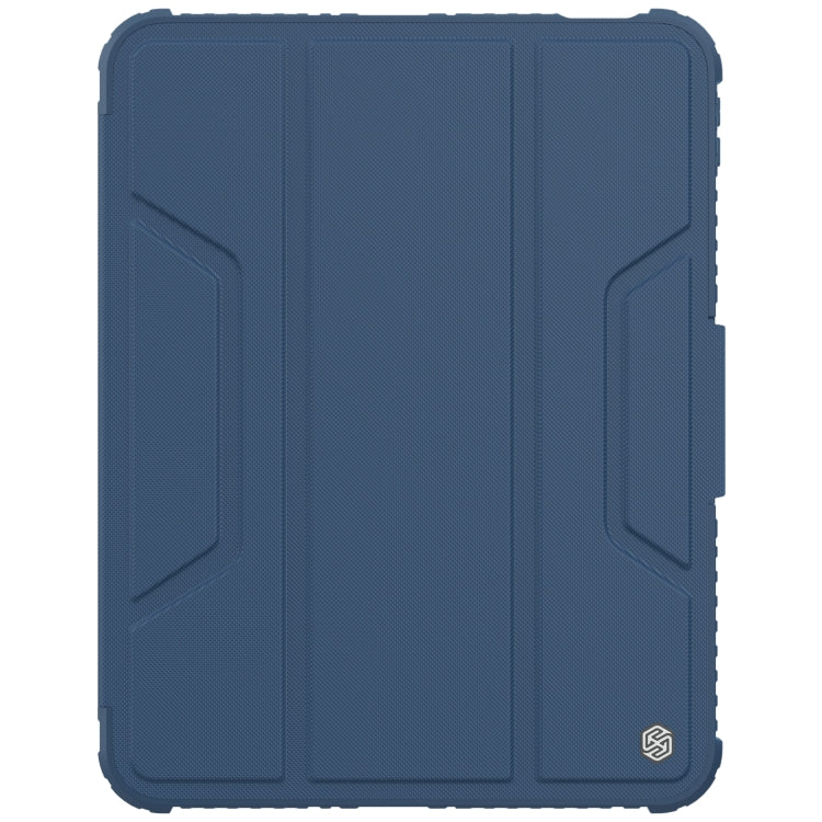 For iPad 10th Gen 10.9 2022 NILLKIN Bumper Pro Leather Tablet Case(Blue) - iPad 10th Gen 10.9 Cases by NILLKIN | Online Shopping UK | buy2fix