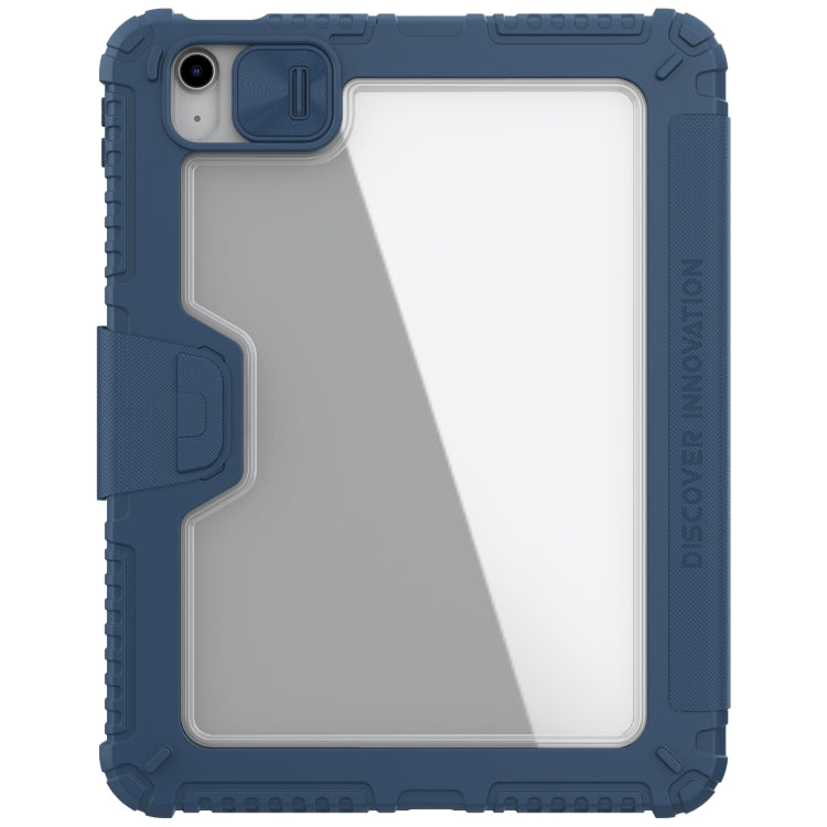 For iPad 10th Gen 10.9 2022 NILLKIN Bumper Pro Leather Tablet Case(Blue) - iPad 10th Gen 10.9 Cases by NILLKIN | Online Shopping UK | buy2fix