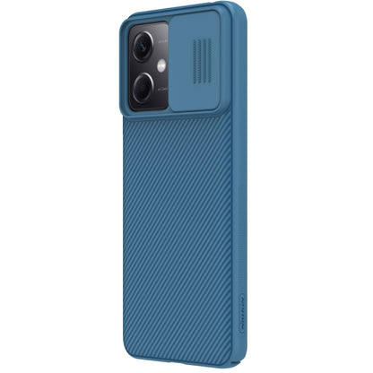 For Xiaomi Redmi Note 12 China NILLKIN Black Mirror Series PC Camshield Full Coverage Dust-proof Scratch Resistant Case(Blue) - Note 12 Cases by NILLKIN | Online Shopping UK | buy2fix