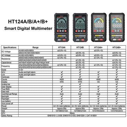HABOTEST HT124A Mini Digital Display High-precision Multimeter - Consumer Electronics by buy2fix | Online Shopping UK | buy2fix