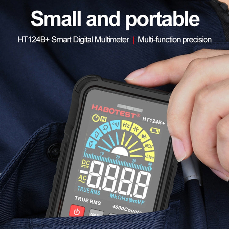 HABOTEST HT124B+ Mini Digital Display High-precision Multimeter - Digital Multimeter by HABOTEST | Online Shopping UK | buy2fix