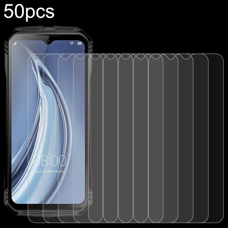 For Doogee S100 Pro 50 PCS 0.26mm 9H 2.5D Tempered Glass Film - Motorola Tempered Glass by buy2fix | Online Shopping UK | buy2fix