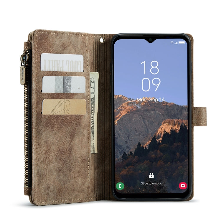For Samsung Galaxy A14 5G CaseMe C30 Multifunctional Phone Leather Phone Case(Brown) - Galaxy Phone Cases by CaseMe | Online Shopping UK | buy2fix