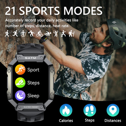 PG333 1.91 inch Waterproof Smart Sports Watch Support Heart Rate Monitoring / Blood Pressure Monitoring(Black) - Smart Wear by buy2fix | Online Shopping UK | buy2fix