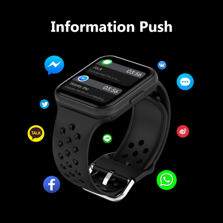 S226 1.72 inch Waterproof Smart Sports Watch Support Heart Rate Monitoring / Blood Pressure Monitoring(Black Green) - Smart Wear by buy2fix | Online Shopping UK | buy2fix