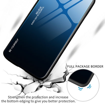 For Xiaomi Redmi 12C Gradient Color Glass Phone Case(Aurora Blue) - Xiaomi Cases by buy2fix | Online Shopping UK | buy2fix