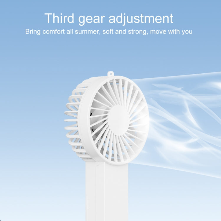 WT-F58 Hanging Neck Handheld Electric Fan(Cream Color) - Consumer Electronics by buy2fix | Online Shopping UK | buy2fix