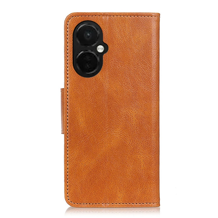 For OnePlus Nord CE 3 Lite Mirren Crazy Horse Texture Leather Phone Case(Brown) - OnePlus Cases by buy2fix | Online Shopping UK | buy2fix