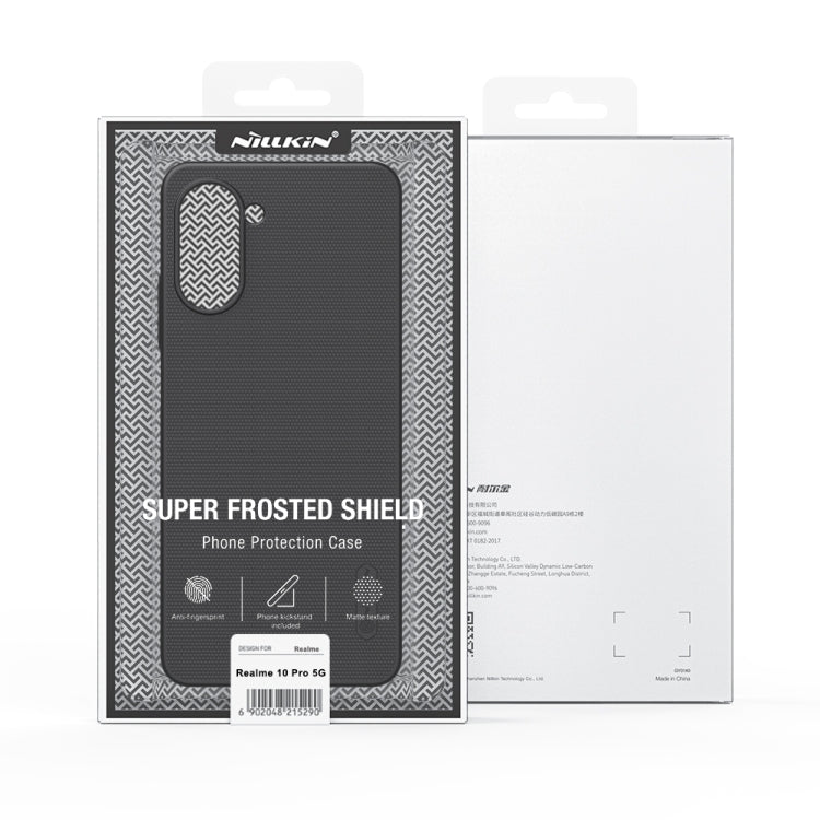 For Realme 10 Pro 5G NILLKIN Frosted PC Phone Case(White) - Realme 10 Pro Cases by NILLKIN | Online Shopping UK | buy2fix