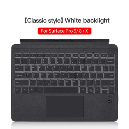 For Microsoft Surface Pro 8 / 9 / X Magnetic Bluetooth Keyboard with backlight - Others Keyboard by buy2fix | Online Shopping UK | buy2fix
