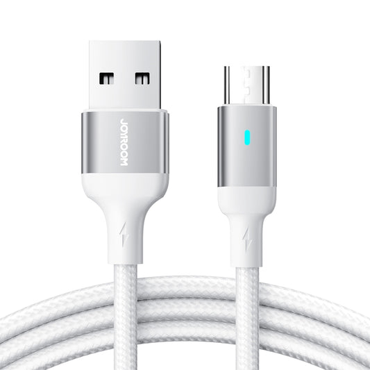 JOYROOM S-UM018A10 Extraordinary Series 2.4A USB-A to Micro USB Fast Charging Data Cable, Cable Length:2m(White) -  by JOYROOM | Online Shopping UK | buy2fix