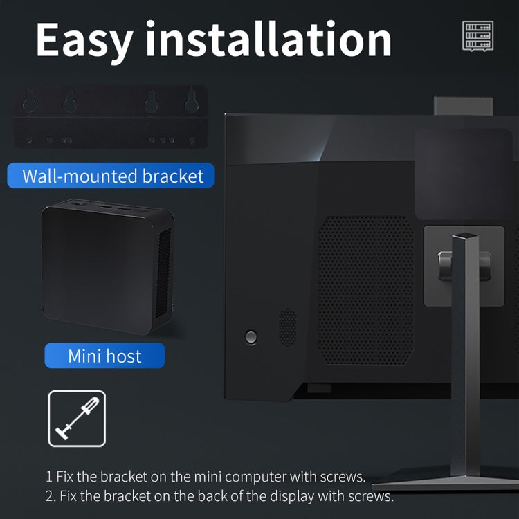 ZX03 Windows 11 Mini PC, Intel Alder Lake N95, Support Dual HDMI Output, Spec:8GB+256GB(US Plug) -  by buy2fix | Online Shopping UK | buy2fix
