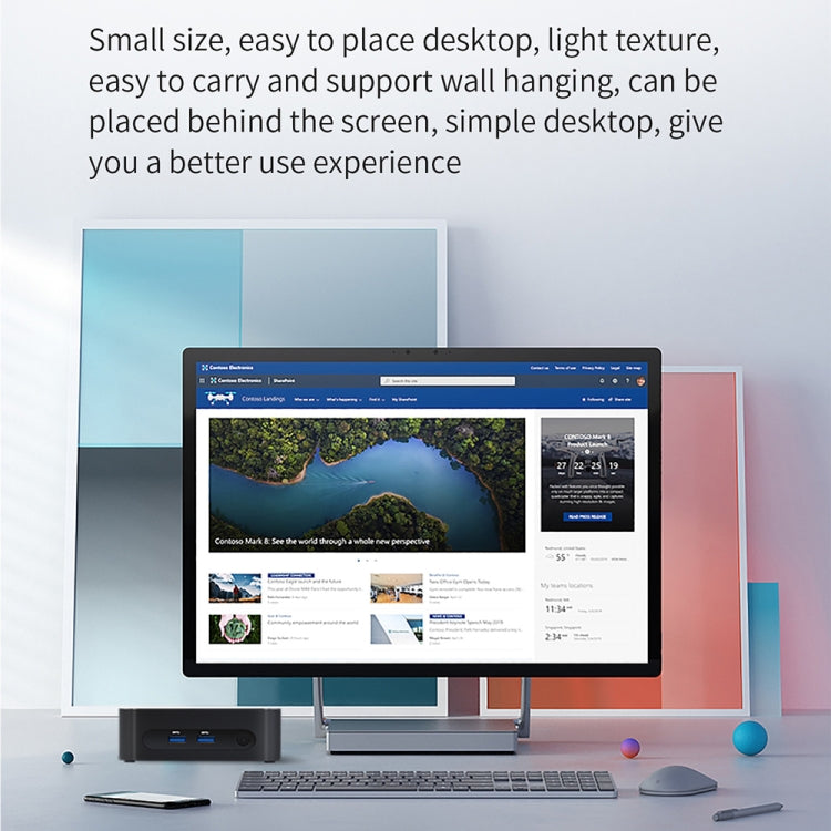 ZX03 Windows 11 Mini PC, Intel Alder Lake N95, Support Dual HDMI Output, Spec:32GB+512GB(UK Plug) -  by buy2fix | Online Shopping UK | buy2fix