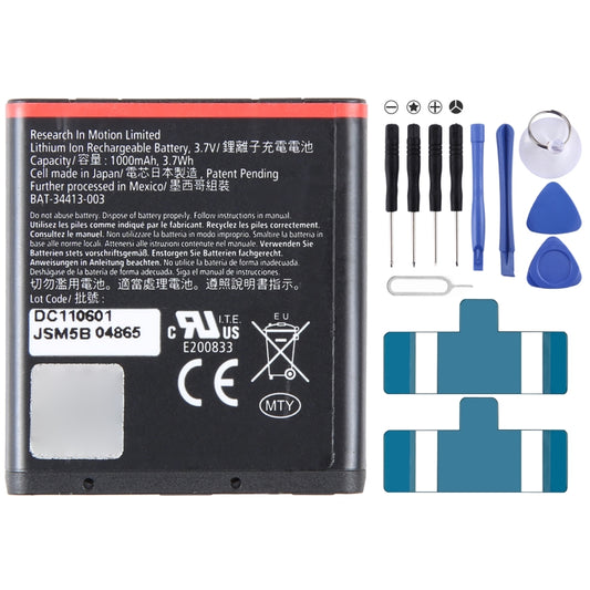 For Blackberry CURVE 9350 9360 9370 1000mAh Battery Replacement - Others by buy2fix | Online Shopping UK | buy2fix
