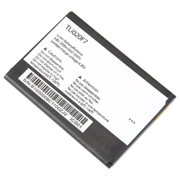 For Alcatel 7 LTE OT-6062W/6062 3860mAh Battery Replacement TLp038C1 - Others by buy2fix | Online Shopping UK | buy2fix