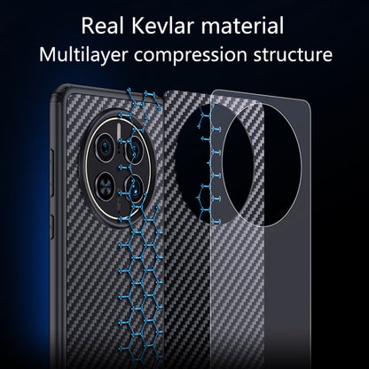 For Huawei Mate 50 Pro wlons Magsafe Carbon Fiber Kevlar TPU Phone Case(Black) - Huawei Cases by wlons | Online Shopping UK | buy2fix